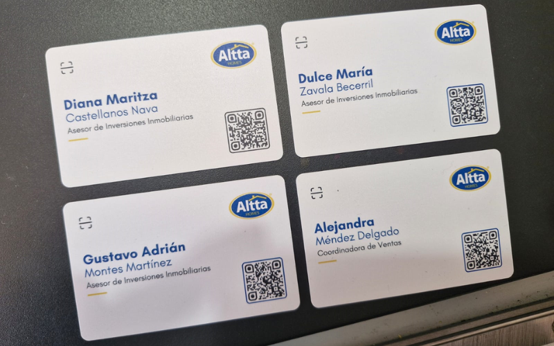 Tarjeta de presentación inteligente WowCard diseñada para SADASI en Puebla